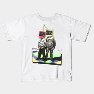 Turn On Tune In Wake Up - Abstract Psychedelic Collage Art Kids T-Shirt